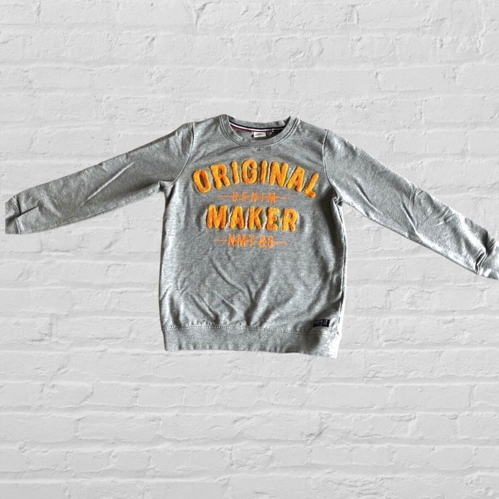 NWOT Name It Cotton Gray sweatshirt